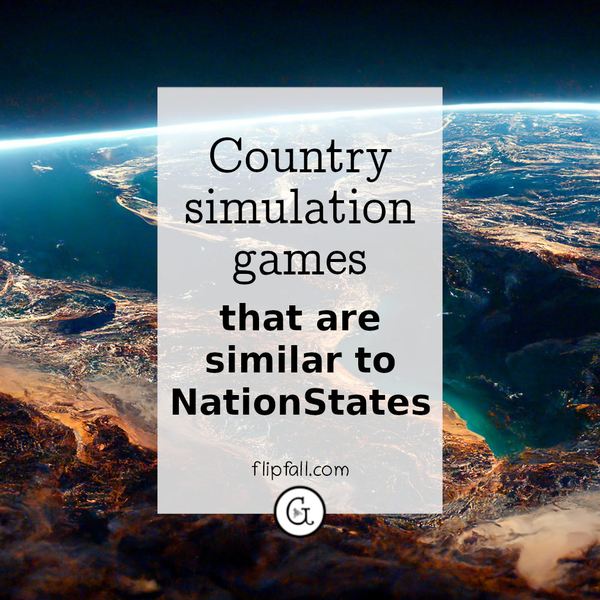 world view from space - best country simulation games online