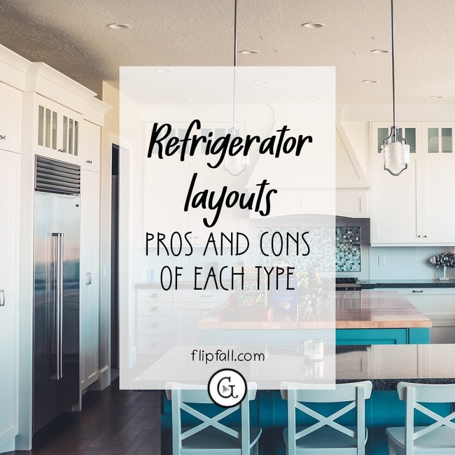 Kitchen - refrigerator layout types