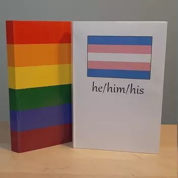 LGBTQ+ hand bound journal