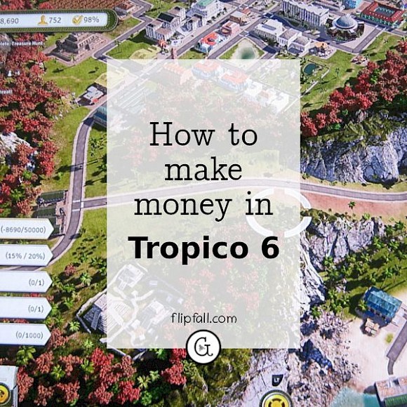 Screenshot of Tropico 6 on XBox One - how to make money in Tropico 6