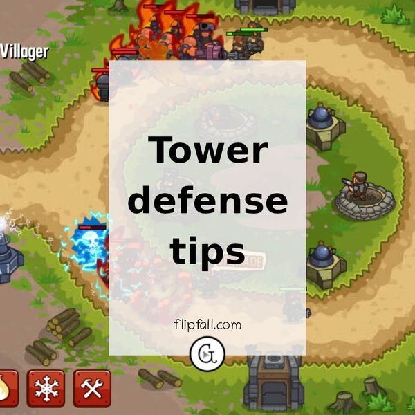 Screenshot from tower defense game