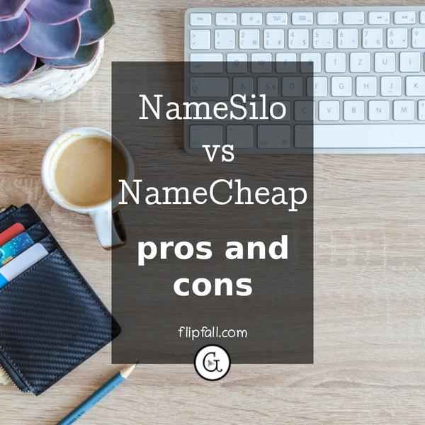 desk work space with coffee cup, wallet and keyboard - namesilo vs namecheap