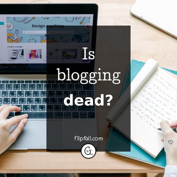 Person making notes and typing on a laptop - are blogs still a thing?