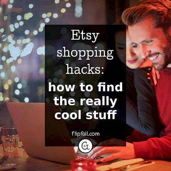 Man and woman shopping online on a laptop - Esty tips and tricks