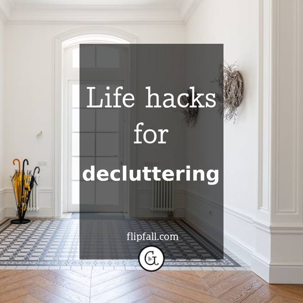 minimalist hallway - declutter tips
